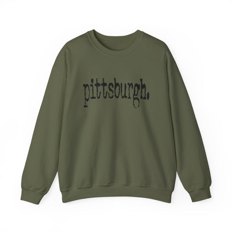 Pittsburgh Typewriter - Heavy Blend™ Crewneck Sweatshirt