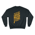 The Big Three - Crosby, Malkin, Letang - Hockey - Champion Crewneck Sweatshirt Sweatshirt Printify Black S 