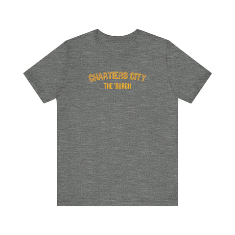 Chartiers City  - The Burgh Neighborhood Series - Unisex Jersey Short Sleeve Tee T-Shirt Printify Deep Heather XS 