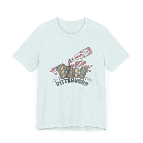 Steel City Dahntahn Splash of Heinz Ketchup T-Shirt T-Shirt Printify   