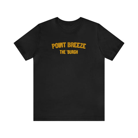 Point Breeze - The Burgh Neighborhood Series - Unisex Jersey Short Sleeve Tee T-Shirt Printify Black M 