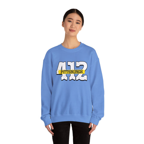 412 Pittsburgh - Heavy Blend™ Crewneck Sweatshirt