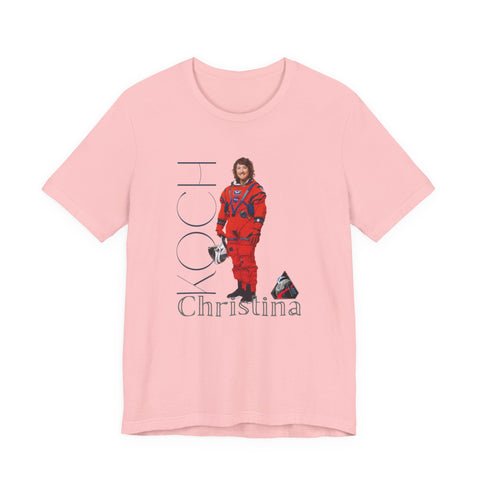 Astronaut Christina Koch Artemis 2 Space Suit Tee Graphic T-Shirt