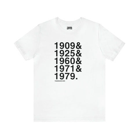 Pittsburgh Pirates World Series Ampersand  - Short Sleeve Tee T-Shirt Printify White S 