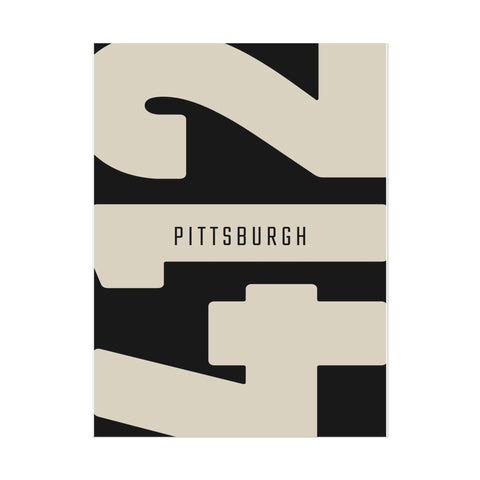 412 Vintage Pittsburgh — Rolled Poster