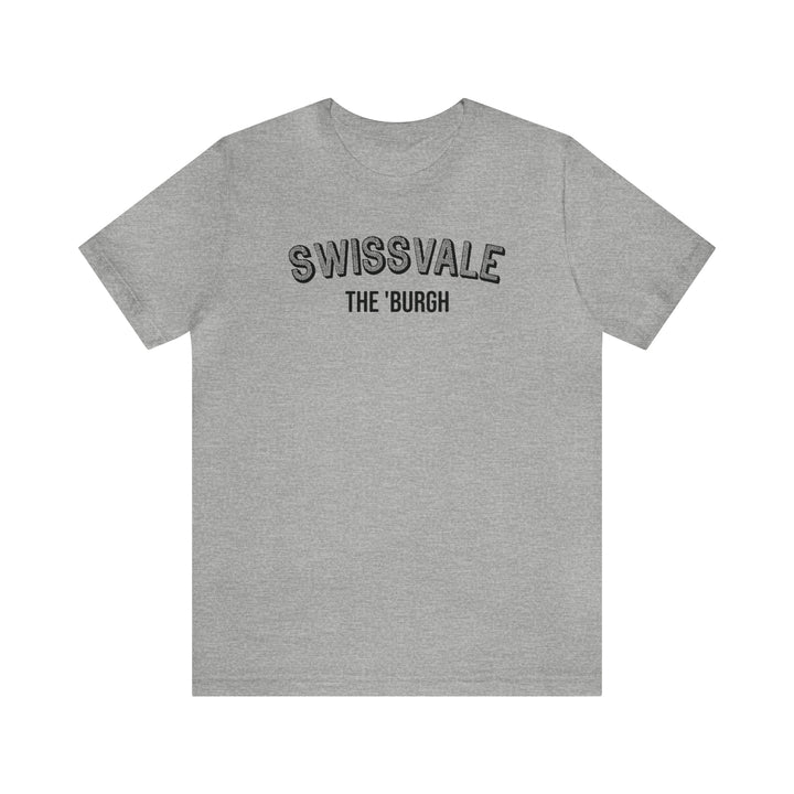 Swissvale - The Burgh Neighborhood Series - Unisex Jersey Short Sleeve Tee T-Shirt Printify Athletic Heather S 