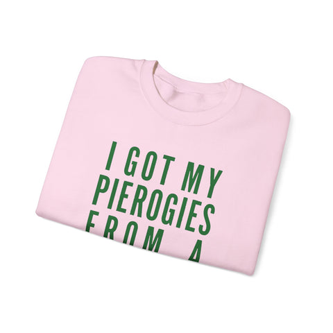 I Got My Pierogies From a Church in Pittsburgh - Gildan Heavy Blend™ Crewneck Sweatshirt