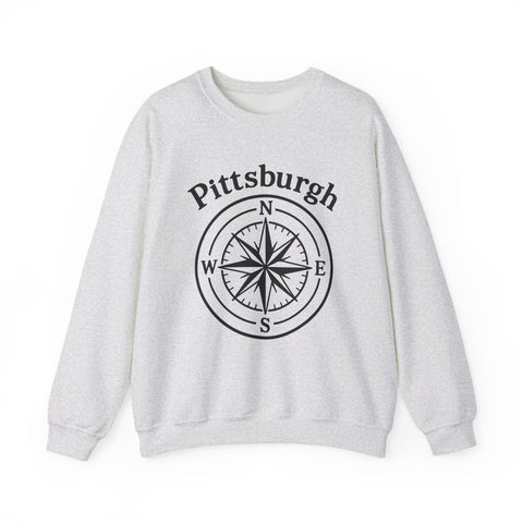 Pittsburgh Compass - Heavy Blend™ Crewneck Sweatshirt