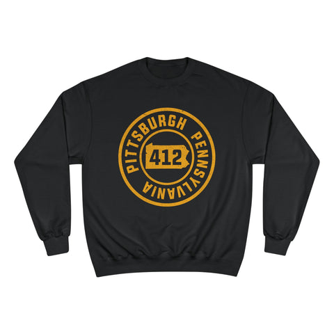 412 Pittsburgh Stamp - Champion Sweatshirt