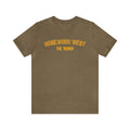 Homewood West - The Burgh Neighborhood Series - Unisex Jersey Short Sleeve Tee T-Shirt Printify Heather Olive S 