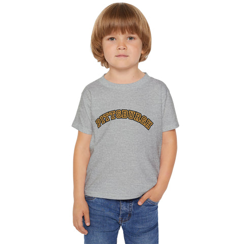 Pittsburgh Block Letters - Toddler T-Shirt