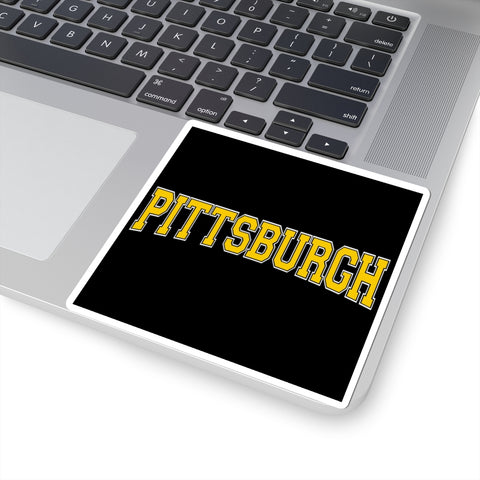 Pittsburgh Varsity Letters Block Stickers
