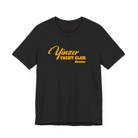 Yinzer Yacht Club Member - Short Sleeve Tee T-Shirt Printify Black Heather XS