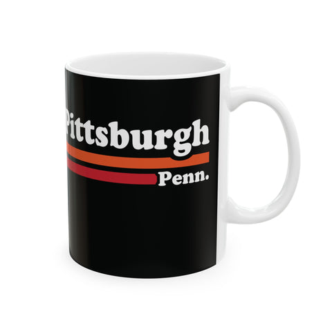 Vintage Pittsburgh 1980s Coffee Mugs (11oz, 15oz)