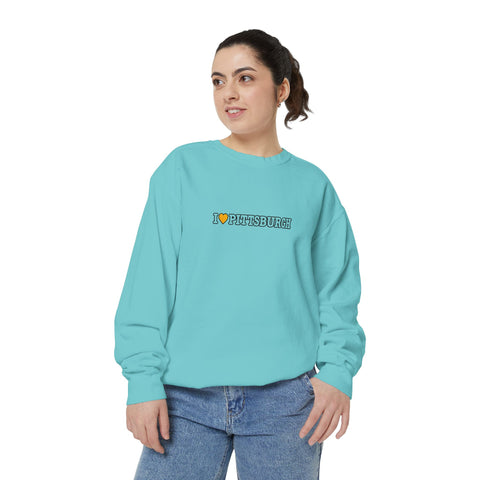 I Love Pittsburgh Heart Comfort Colors® 1566 Sweatshirt