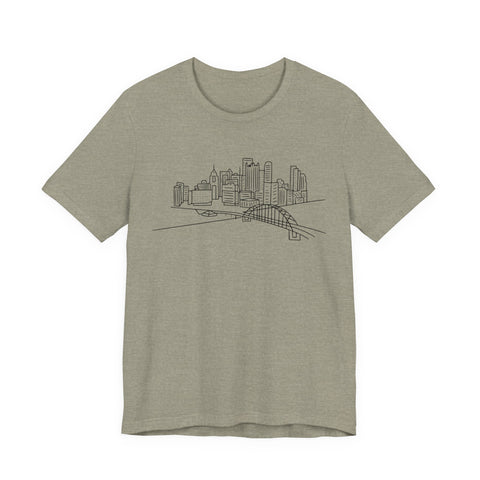 Pittsburgh Skyline Short Sleeve T-Shirt