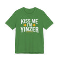 Kiss Me, I'm Yinzer - St. Patty's Day - Short Sleeve T-Shirt T-Shirt Printify Leaf S