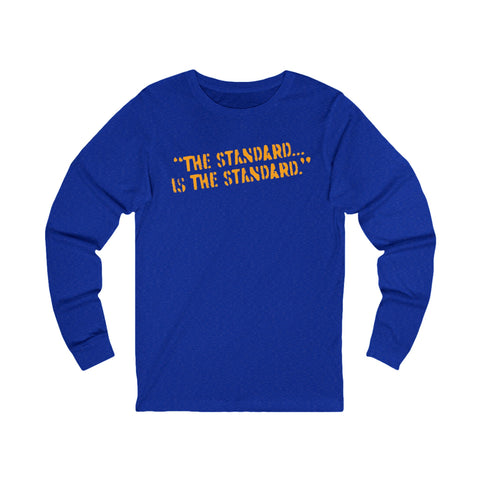 The Standard is the Standard Steeler Distressed Image T-Shirt Shirt - Long Sleeve Crew Tee Long-sleeve Printify