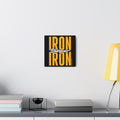 Iron Sharpens Iron - Canvas Gallery Wrap Wall Art Canvas Printify