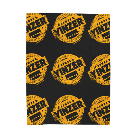 Certified Yinzer Velveteen Plush Blanket All Over Prints Printify