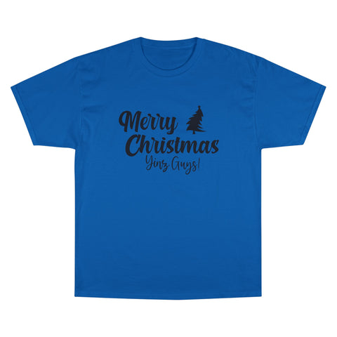 Merry Christmas Yinz! - Champion T-Shirt