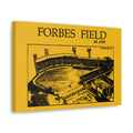 Forbes Field - 1909 - Retro Schematic - Canvas Gallery Wrap Wall Art Canvas Printify 18″ x 12″ 1.25" 