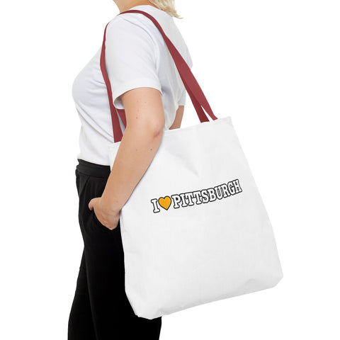 Pittsburgh Love Tote Bag — I  Pittsburgh Canvas Tote