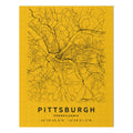 Pittsburgh City Street Map Jigsaw Puzzle with Tin Puzzle Printify 14" × 11" (252 pcs)