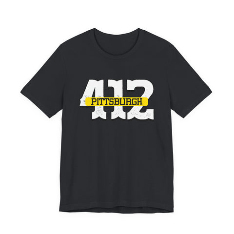 412 Pittsburgh - Unisex Jersey Short Sleeve Tee