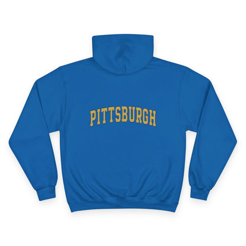 Vintage Classic Pittsburgh - Print on back - Champion Hoodie