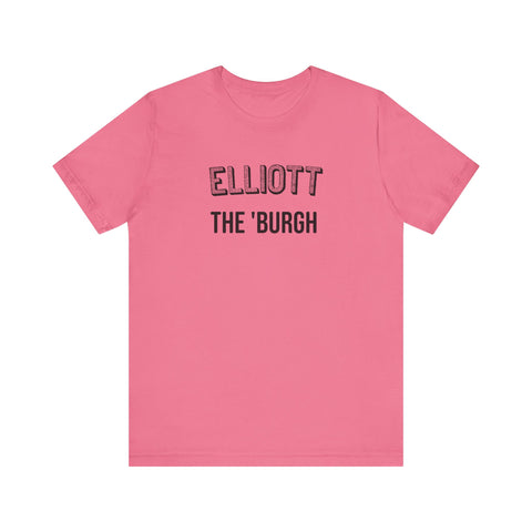 Elliot  - The Burgh Neighborhood Series - Unisex Jersey Short Sleeve Tee T-Shirt Printify Charity Pink S 