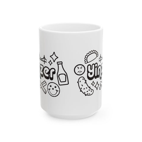 Yinzer Icon Doodles -  Coffee Mugs (11oz, 15oz)