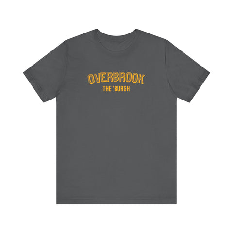 Overbrook - The Burgh Neighborhood Series - Unisex Jersey Short Sleeve Tee T-Shirt Printify Asphalt S 