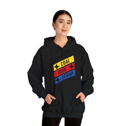 Coal Iron Scrap Unisex Heavy Blend™ Hooded Sweatshirt