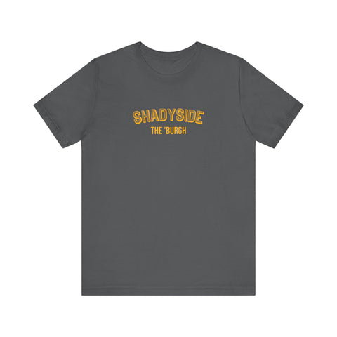 Shadyside - The Burgh Neighborhood Series - Unisex Jersey Short Sleeve Tee T-Shirt Printify Asphalt S 