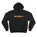 The Four One Two - Area Code - Champion Hoodie Hoodie Printify Black S 