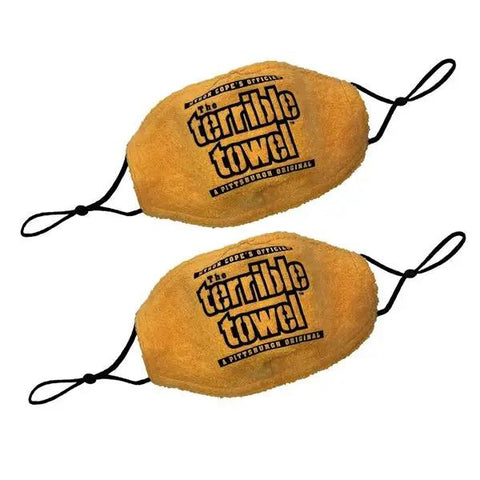 Pittsburgh Steelers Terrible Towel® Face Mask 2-Pack Pittsburgh Steelers Little Earth Productions   