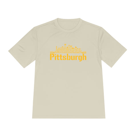 Pittsburgh Football Team Names - Sport-Tek Unisex Moisture Wicking Tee