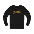 The Standard is the Standard Steeler Distressed Image T-Shirt Shirt - Long Sleeve Crew Tee Long-sleeve Printify XS Black 