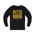 Big Pittsburgh - Long Sleeve Tee Long-sleeve Printify XS Black 