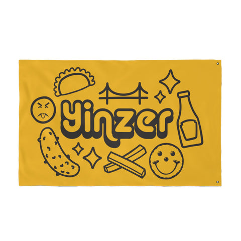 Yinzer Collage - Double Sided Flag