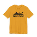 Pittsburgh Bold Skyline T-Shirt  - Unisex bella+canvas 3001 T-Shirt Printify   