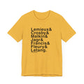 Famous Pittsburgh Penguins Ampersand - Short Sleeve Tee T-Shirt Printify Heather Yellow Gold XS