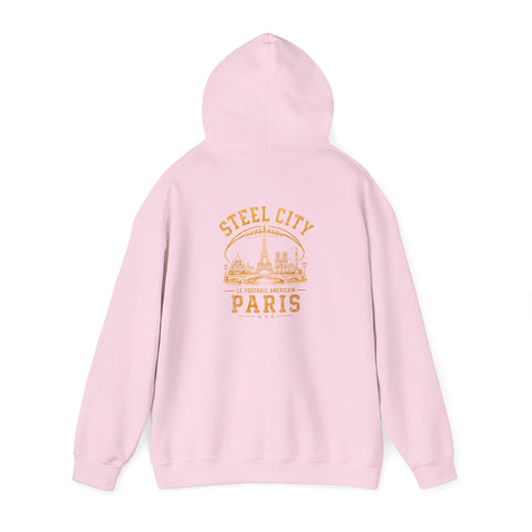 Steel City Paris - Unisex Heavy Blend™ Hooded Sweatshirt (Design on Back)