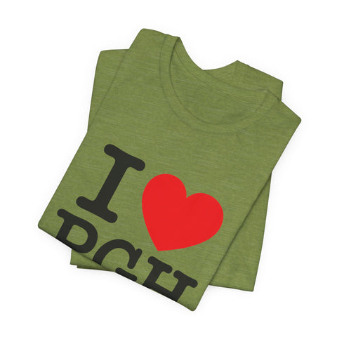 I Heart PGH - Unisex Jersey Short Sleeve Tee