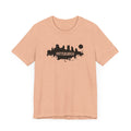 Pittsburgh Splash Skyline T-Shirt  - Unisex bella+canvas 3001 T-Shirt Printify   