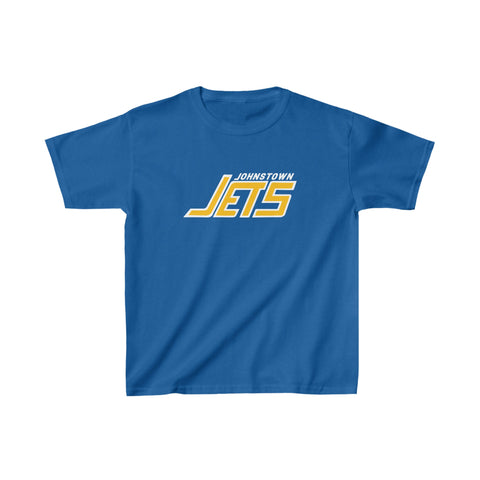 Johnstown Jets T-Shirt (Youth) T-Shirt Vintage Ice Hockey Royal XS 