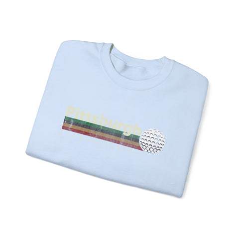 Vintage Pittsburgh Golf - Heavy Blend™ Crewneck Sweatshirt