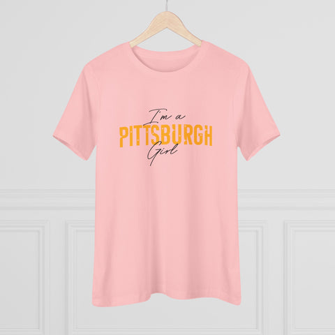 I'm a Pittsburgh Girl - Star Design - Women's Premium Tee