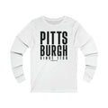 Big Pittsburgh - Long Sleeve Tee Long-sleeve Printify XS White 